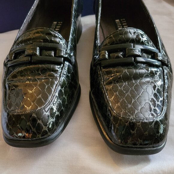 STUART WEITZMAN Women's Hornsby Black Patent Leather Flats Size 8.5 M - Picture 6 of 7